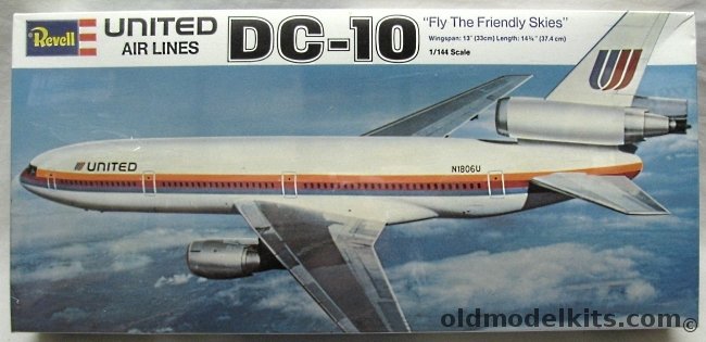 Revell 1/144 McDonnell-Douglas DC-10 United, H157 plastic model kit